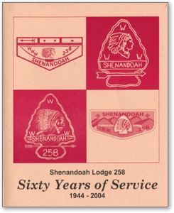 Cover of a 2004 lodge history book created by Shenandoah Lodge #258 (image: va-oa.org)